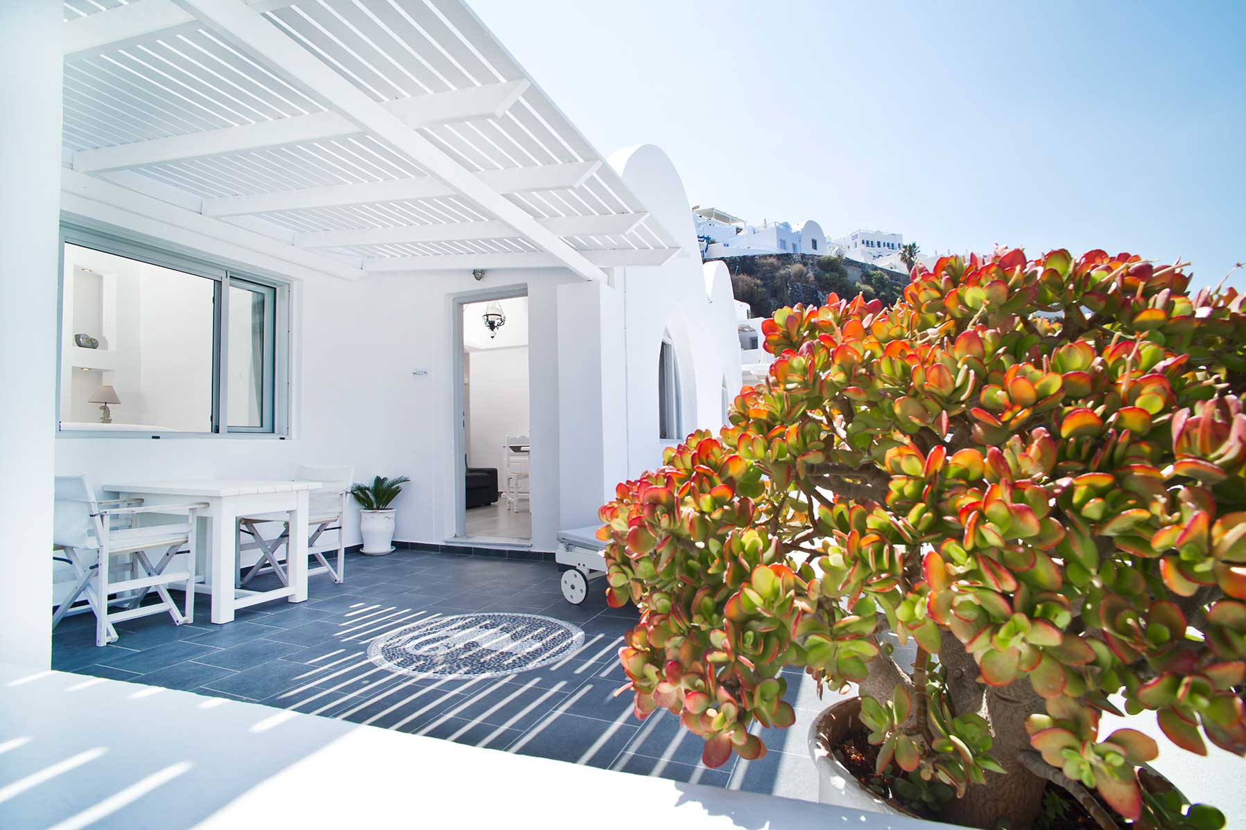 junior suite sea view agali santorini 14